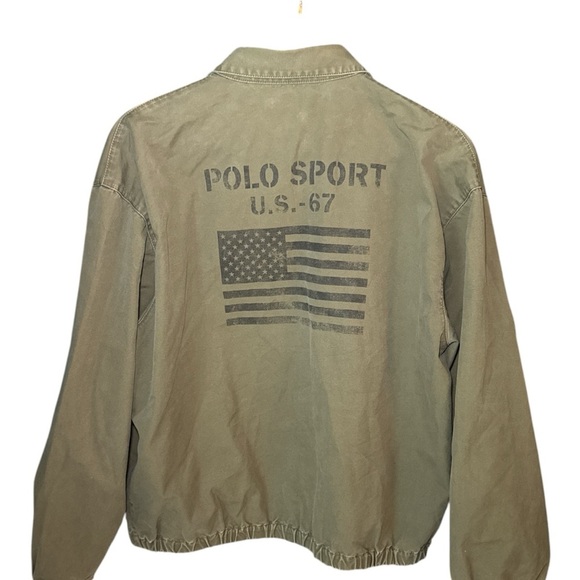 Polo Ralph Lauren Other - Vintage Polo Sport Ralph Lauren USA 67 Harrington Jacket Large Olive